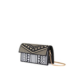 Graffiti Series Splendor Flap Top Phone Bag Black