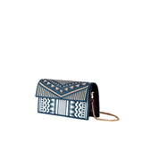 Graffiti Series Splendor Flap Top Phone Bag Malachite green