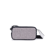 The TO。TE Series- Wicker Messenger Bag Grey Black
