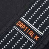 The TO。TE Series- Jacquard Flap-Top Backpack Ash