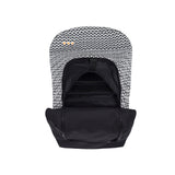 The TO。TE Series- Jacquard Flap-Top Backpack Ash