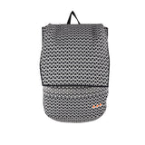 The TO。TE Series- Jacquard Flap-Top Backpack Ash