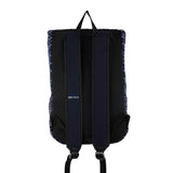 The TO。TE Series- Jacquard Flap-Top Backpack Navy