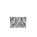 Secret Garden Floral Fringe Crossbody Bag Rock Grey