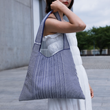 The TO。TE Series- Shopper Paper Tote Dark Blue