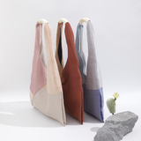 Crackles Series Metal Triangle Tote Brown Amber