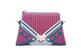 Three Angles Series Nano bag Maroon