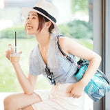 Secret Garden Floral Bucket Bag Orange