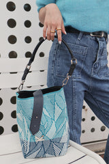Secret Garden Floral Bucket Bag Orange
