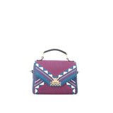 Three Angles Series Square Mini Bag Maroon