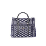 Crackles Series Embellish Diamond Shoulder Bag Navy