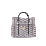 Crackles Series Embellish Diamond Shoulder Bag Grey