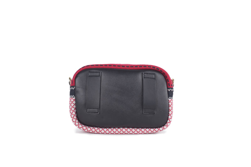 The TO。TE Series- Sling Camera Bag Red Grey