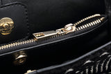 Crackles Series Embellish Diamond Shoulder Bag Black