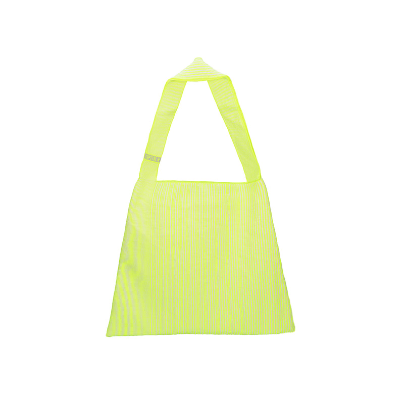 The TO。TE Series- Shopper Paper Tote Neon Yellow
