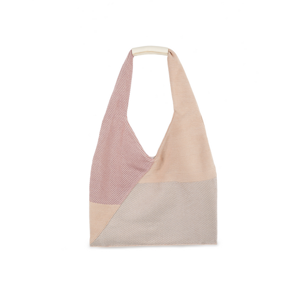 Crackles Series Metal Triangle Tote Cherry