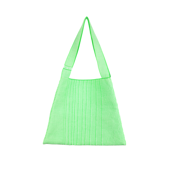 The TO。TE Series- Shopper Paper Tote Neon Green