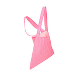 The TO。TE Series- Shopper Paper Tote Neon Pink